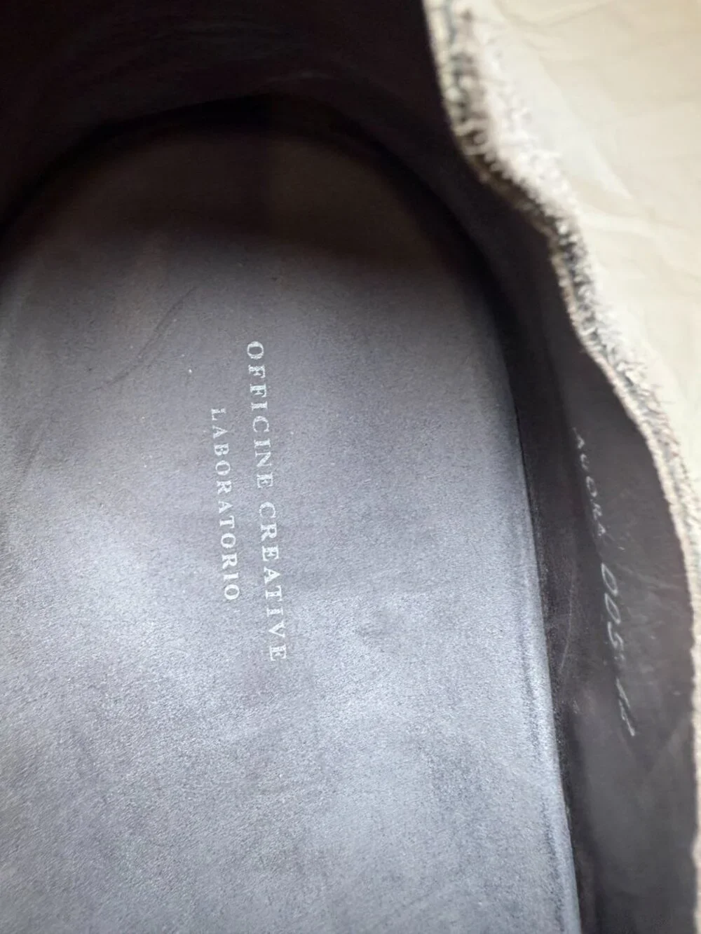 Officine Creative Laboratorio Gray Suite Mules w/ Heel